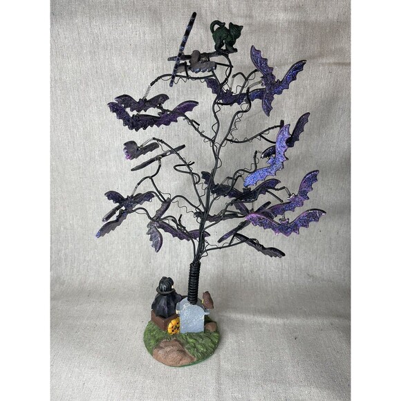 Michaels Bobble Bat Tree Tinkling Sounds 15” Halloween Wind Chime *SEE NOTES* - Picture 2 of 6